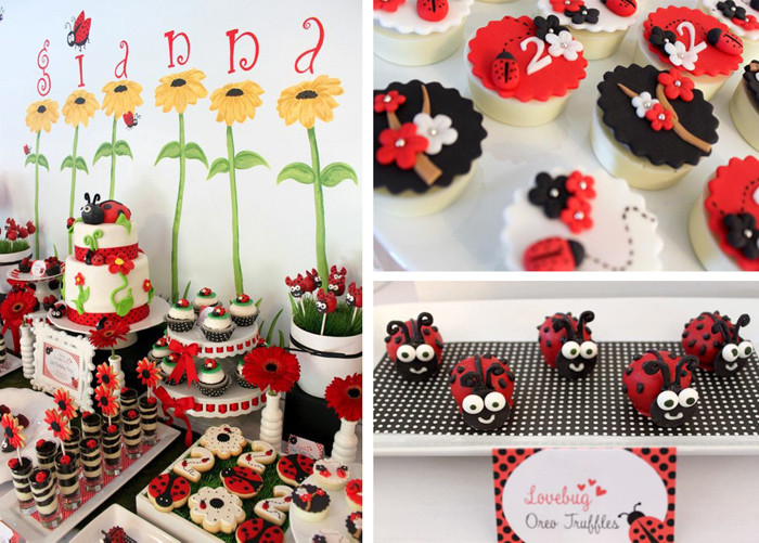 Ladybug Birthday Party Decorations
 Kara s Party Ideas Lovebug Ladybug Birthday Party Ideas