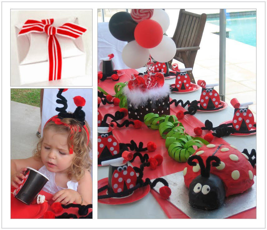 Ladybug Birthday Party Decorations
 raspberrycreative ladybug party