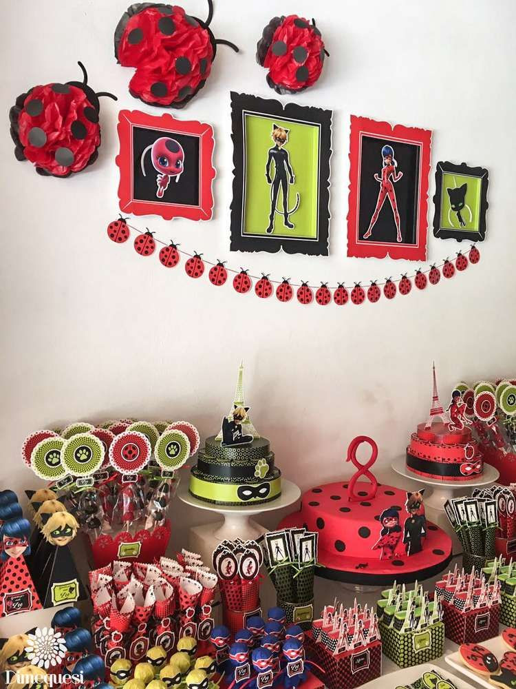 Ladybug Birthday Party Decorations
 Miraculous Ladybug birthday party