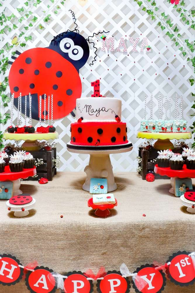 Ladybug Birthday Party Decorations
 259 best images about Ladybug Party Ideas on Pinterest