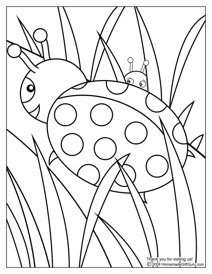 Ladybug Printable Coloring Pages
 OODLES of DOODLES Ladybug Coloring Pages