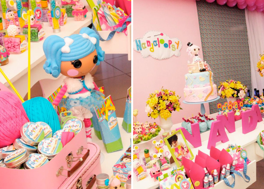 Lalaloopsy Birthday Party
 Kara s Party Ideas Lalaloopsy Girl Doll Sewing Cake Decor