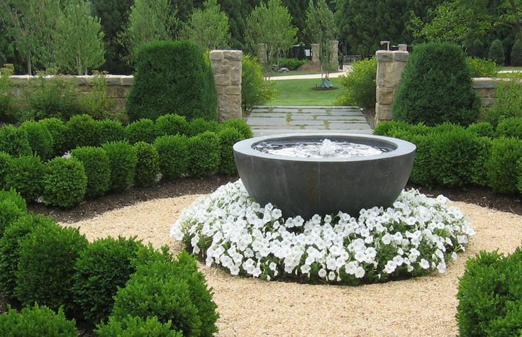 Landscape Around Fountain
 17 Best images about Fountain landscaping on Pinterest