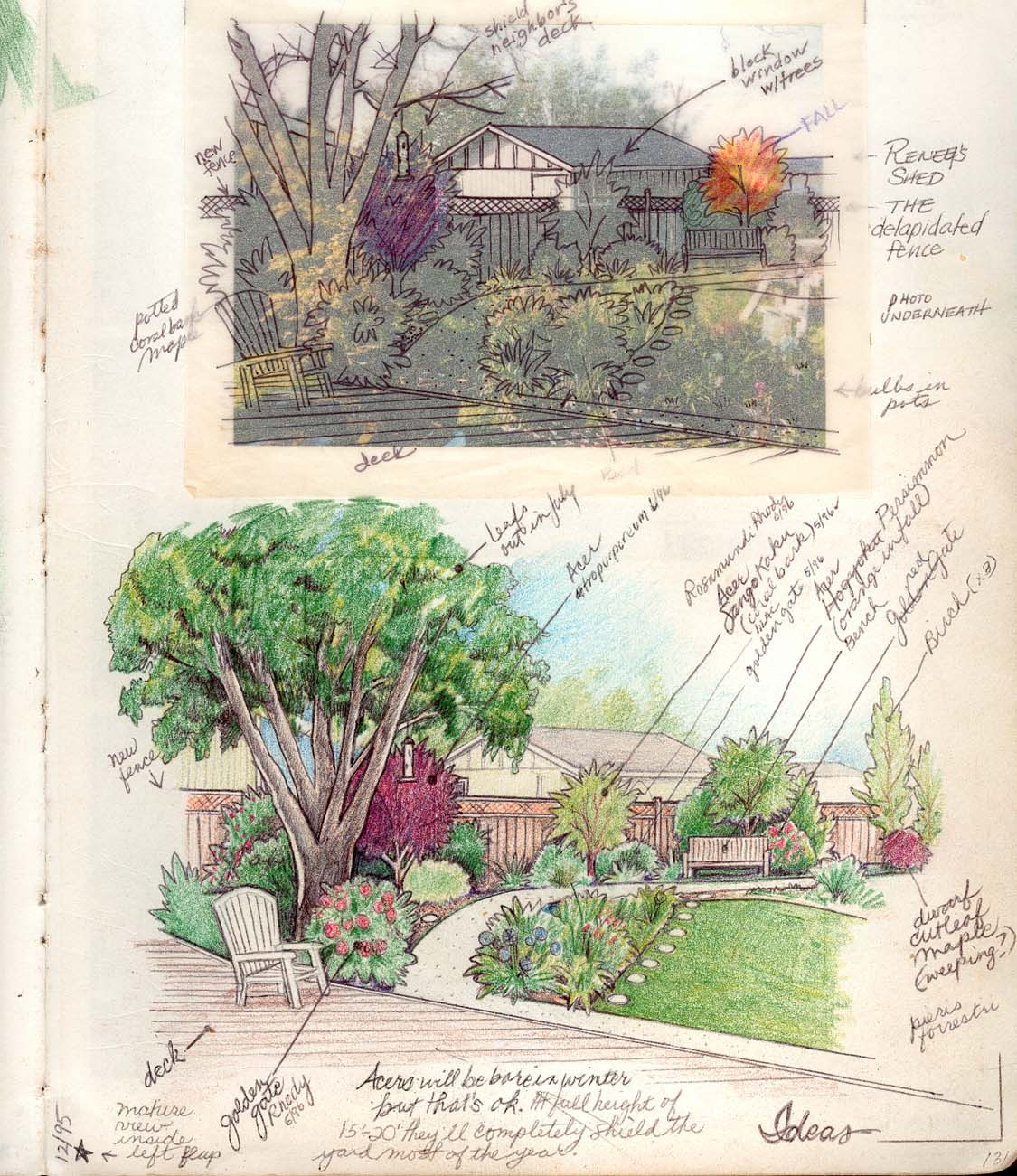 Landscape Design Drawings
 GardenScaping Plans Sketches