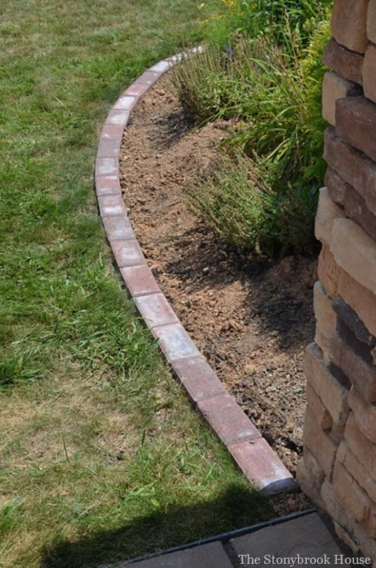 Landscape Edging Bricks
 Brick Garden Edging Update