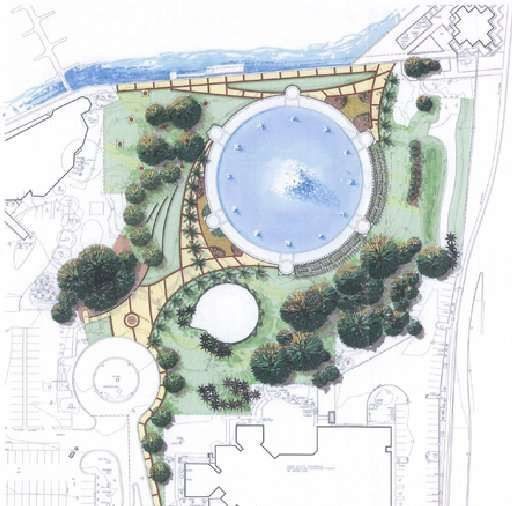 Landscape Fountain Plan
 concepts and principles of green architecture as applied
