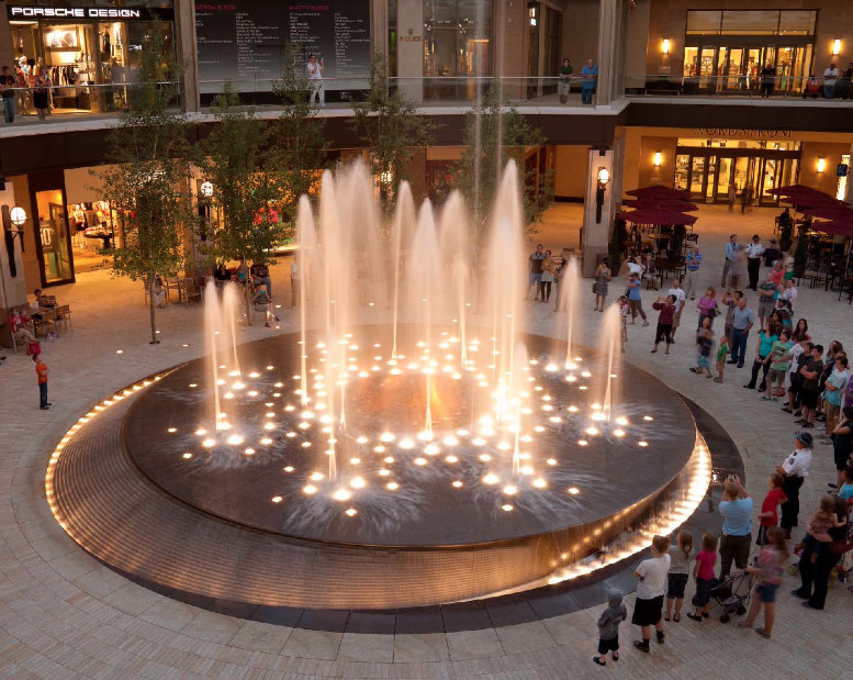 Landscape Fountain Public
 Transforming City Center with Water Fire Features