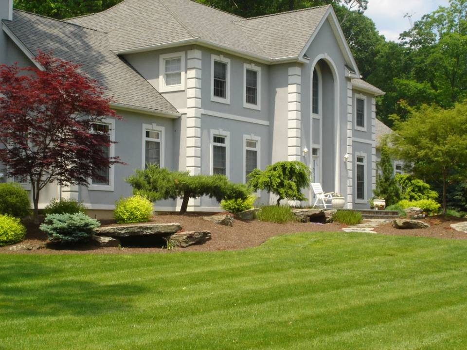 Landscape Front Of House
 Front Yard and Backyard Formal Natural or Contemporary