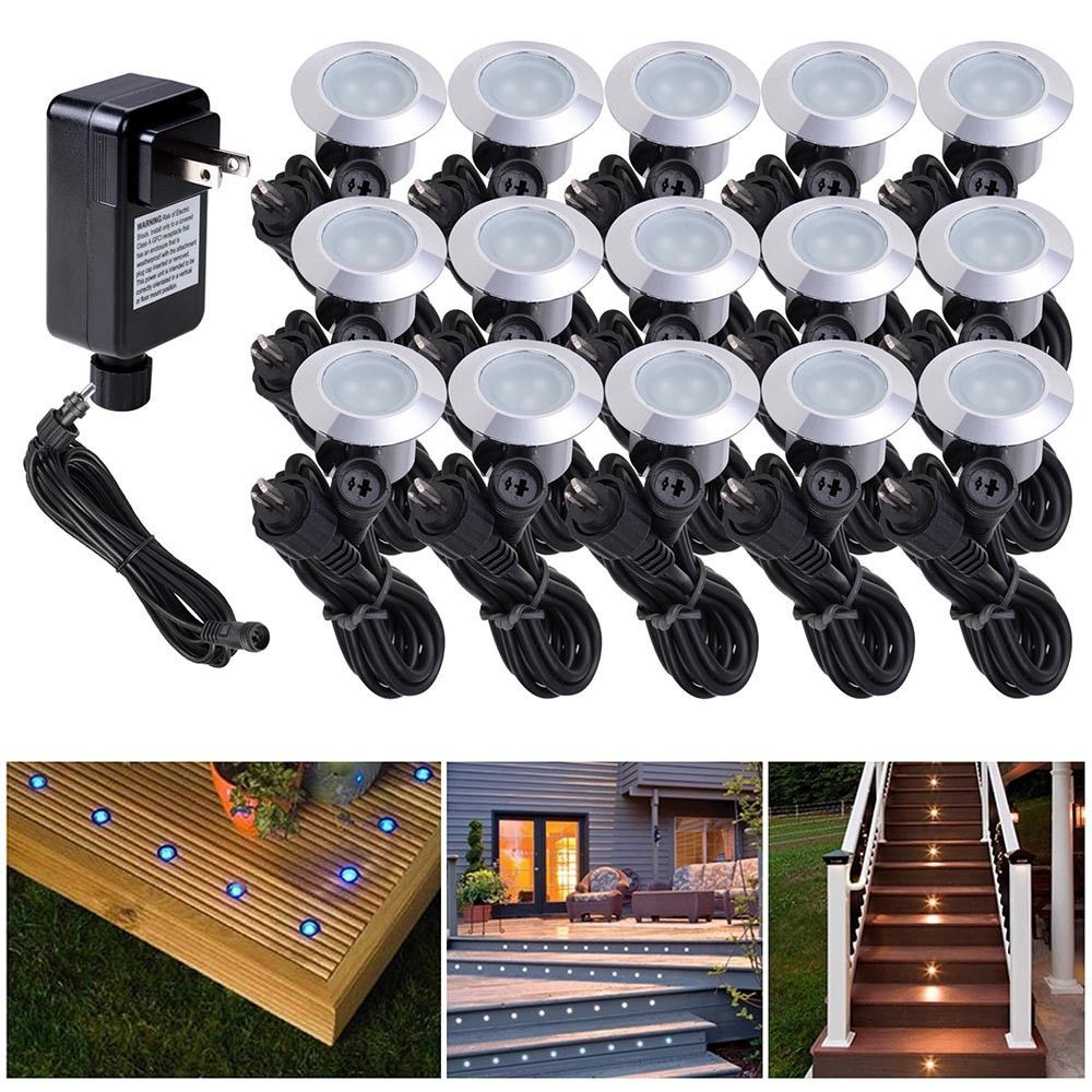 Landscape Lighting Bulbs
 15pcs LED Bulbs Deck Light Garden Stair Yard Mall Outdoor