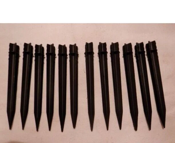 Landscape Lighting Stakes
 12 Plastic Replacement Stakes for Solar Landscape Lights