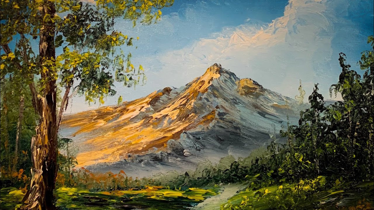 Landscape Oil Paintings
 How To Paint With Your Hands Landscape Oil Painting