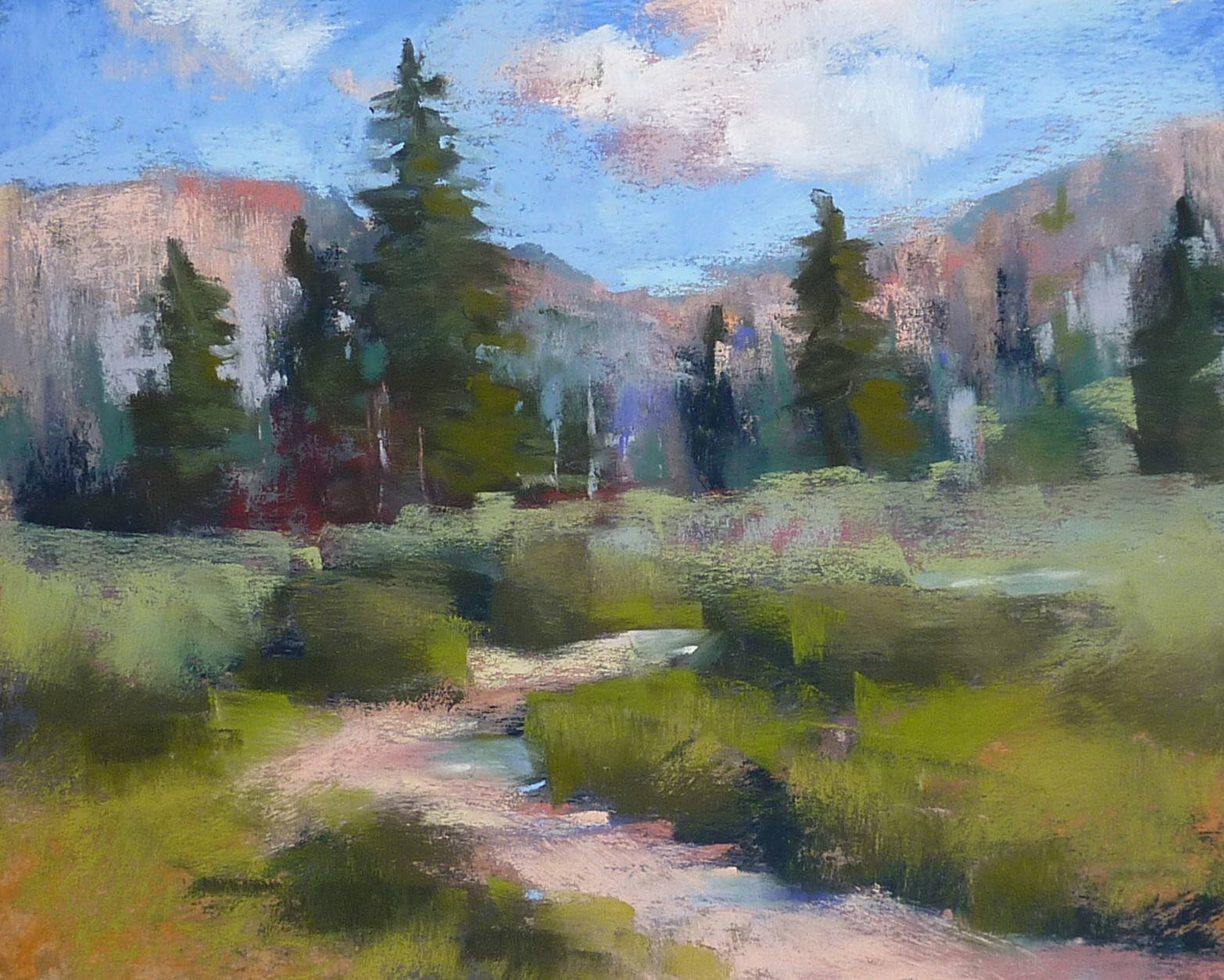 Landscape Oil Paintings
 Painting My World Pastel Demo Colorado Landscape with