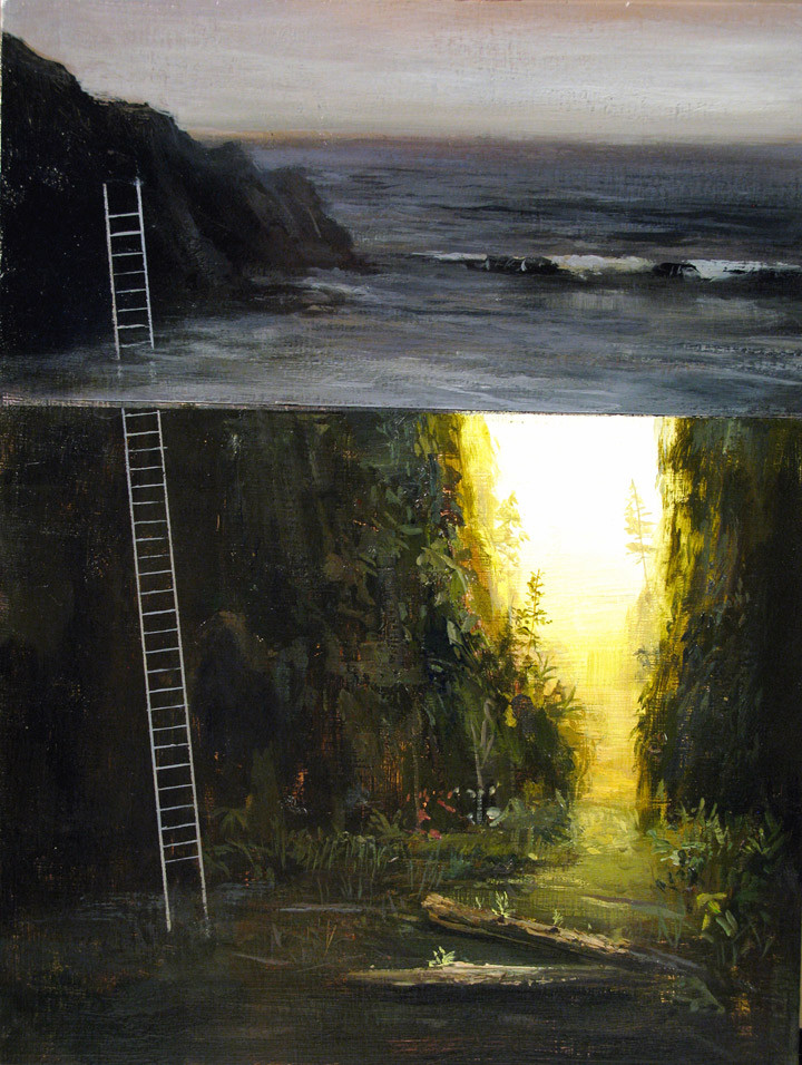 Landscape Painting Artists
 6 Dreamlike Acrylic Paintings of Split Level Landscapes