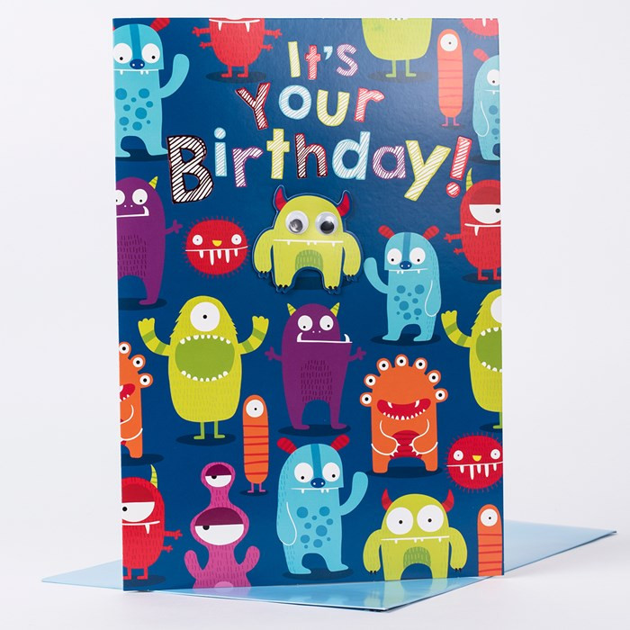 Large Birthday Cards
 Giant Birthday Card Monsters