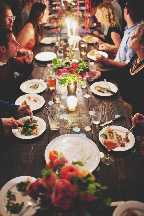 Large Dinner Party Food Ideas
 How to create beautiful table settings Rustic Folk Weddings