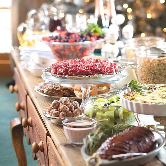 Large Dinner Party Food Ideas
 Holiday Buffet Serving Ideas to Steal
