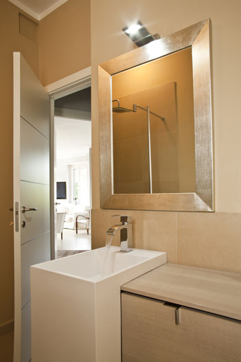 Large Framed Bathroom Mirrors
 Mirror framed with mirror wardrobe with sliding closet