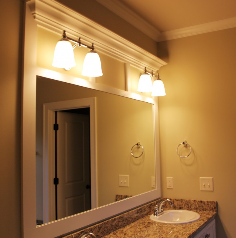 Large Framed Bathroom Mirrors
 Bathroom Enchanting Framed Bathroom Mirrors