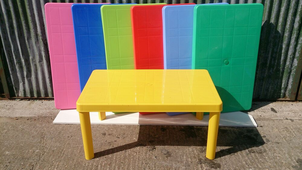 Large Kids Table
 Children s Plastic Rectangular Table and Chairs