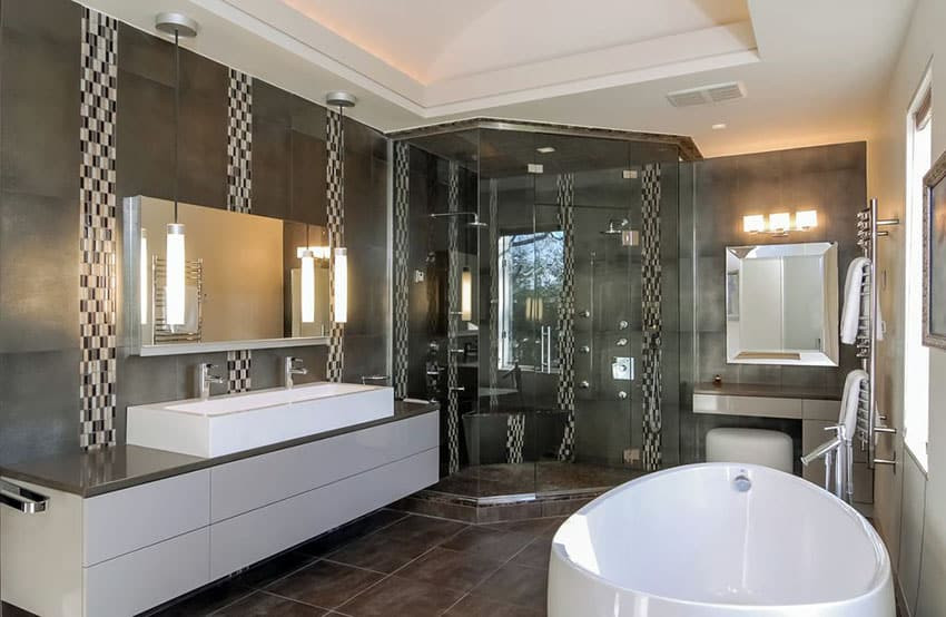 Large Master Bathroom
 40 Modern Bathroom Design Ideas Designing Idea