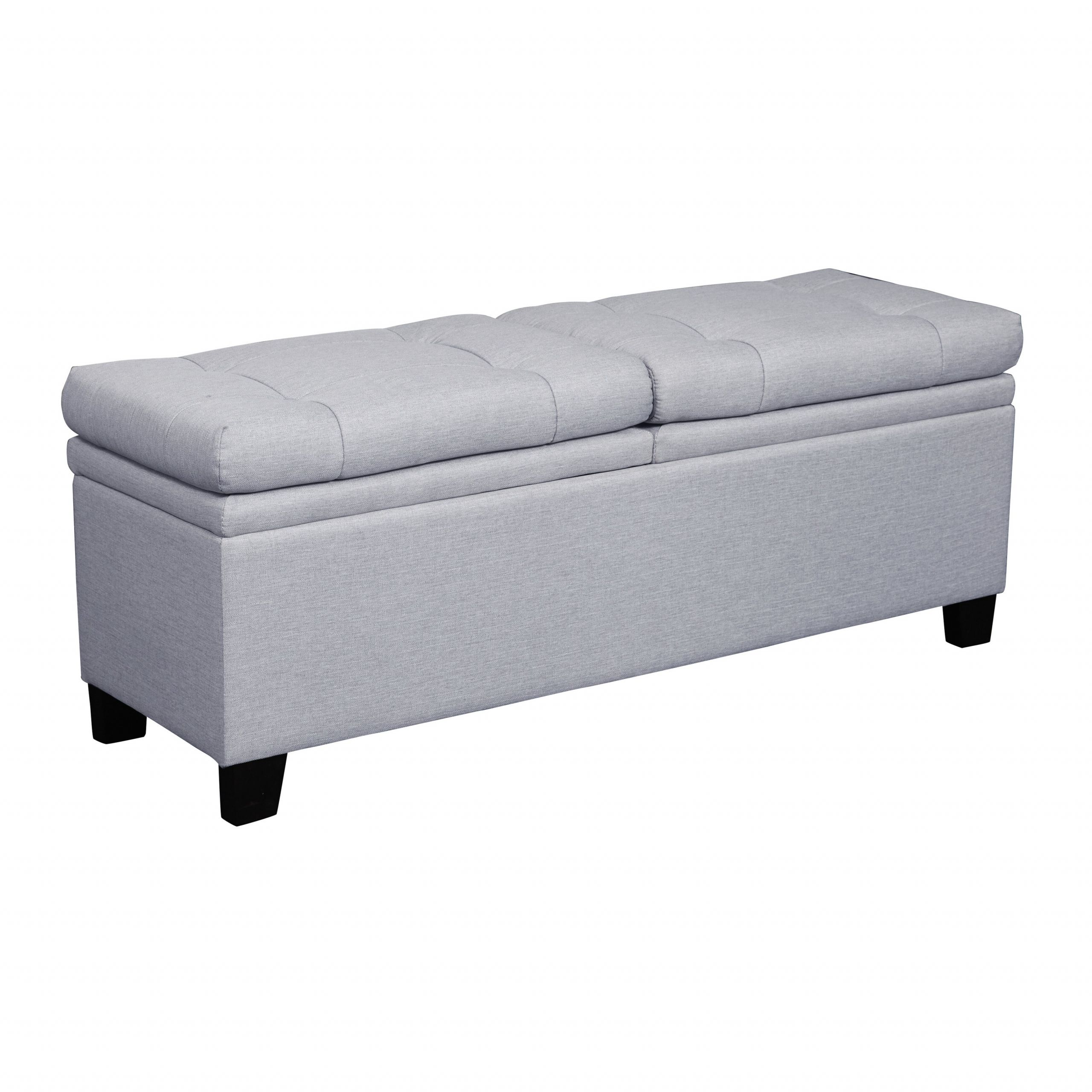 Large Storage Bench For Bedroom
 PRI Lilac Fields Upholstered Bedroom Storage Bench