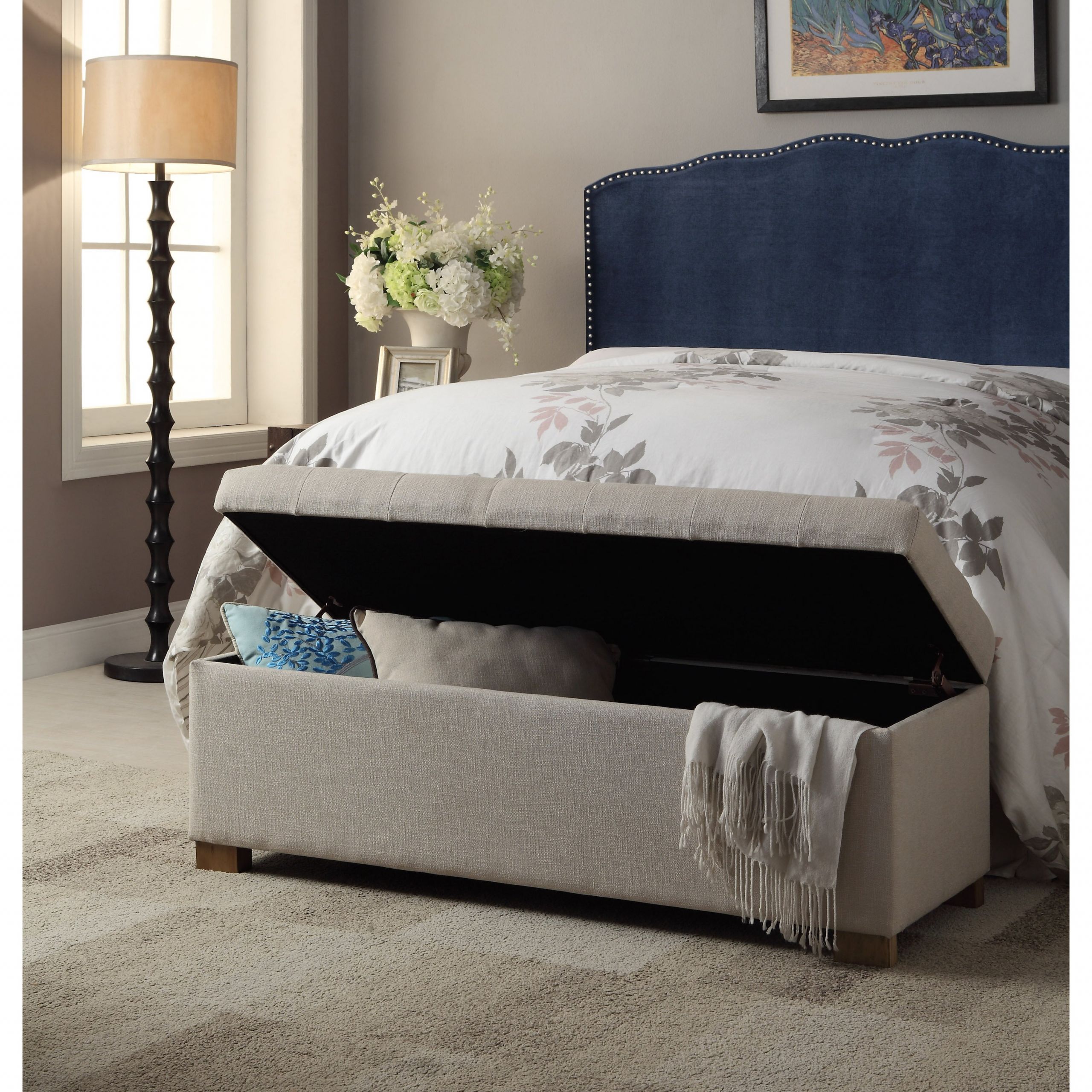Large Storage Bench For Bedroom
 Andover Mills Ravenwood Wood Storage Bedroom Bench