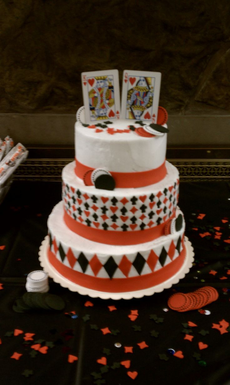 Las Vegas Wedding Cakes
 140 best Poker Cakes & Birthdays images on Pinterest