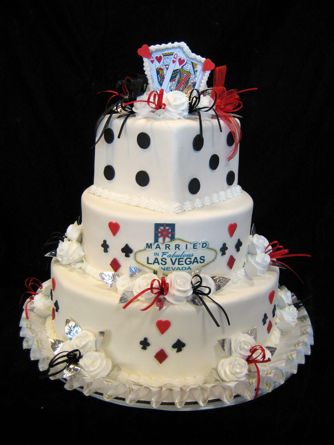 Las Vegas Wedding Cakes
 Casino Themed Wedding