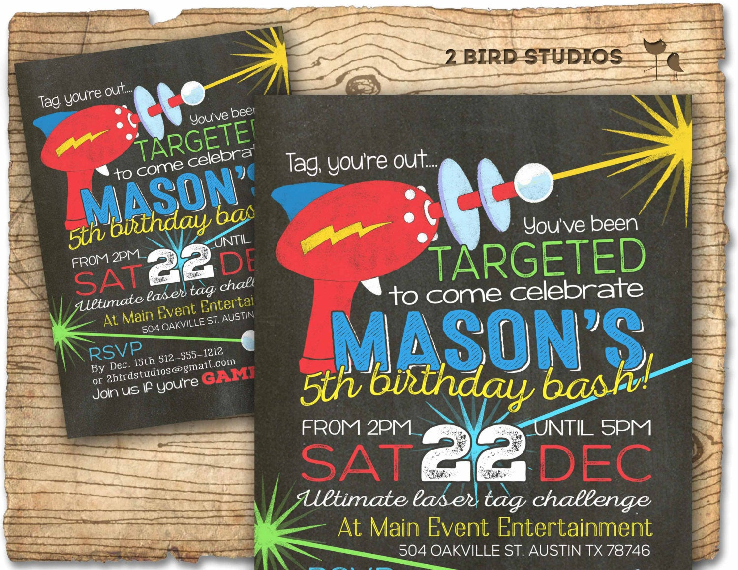 Laser Tag Birthday Party Invitations
 Laser tag birthday party invitation Laser tag invitations
