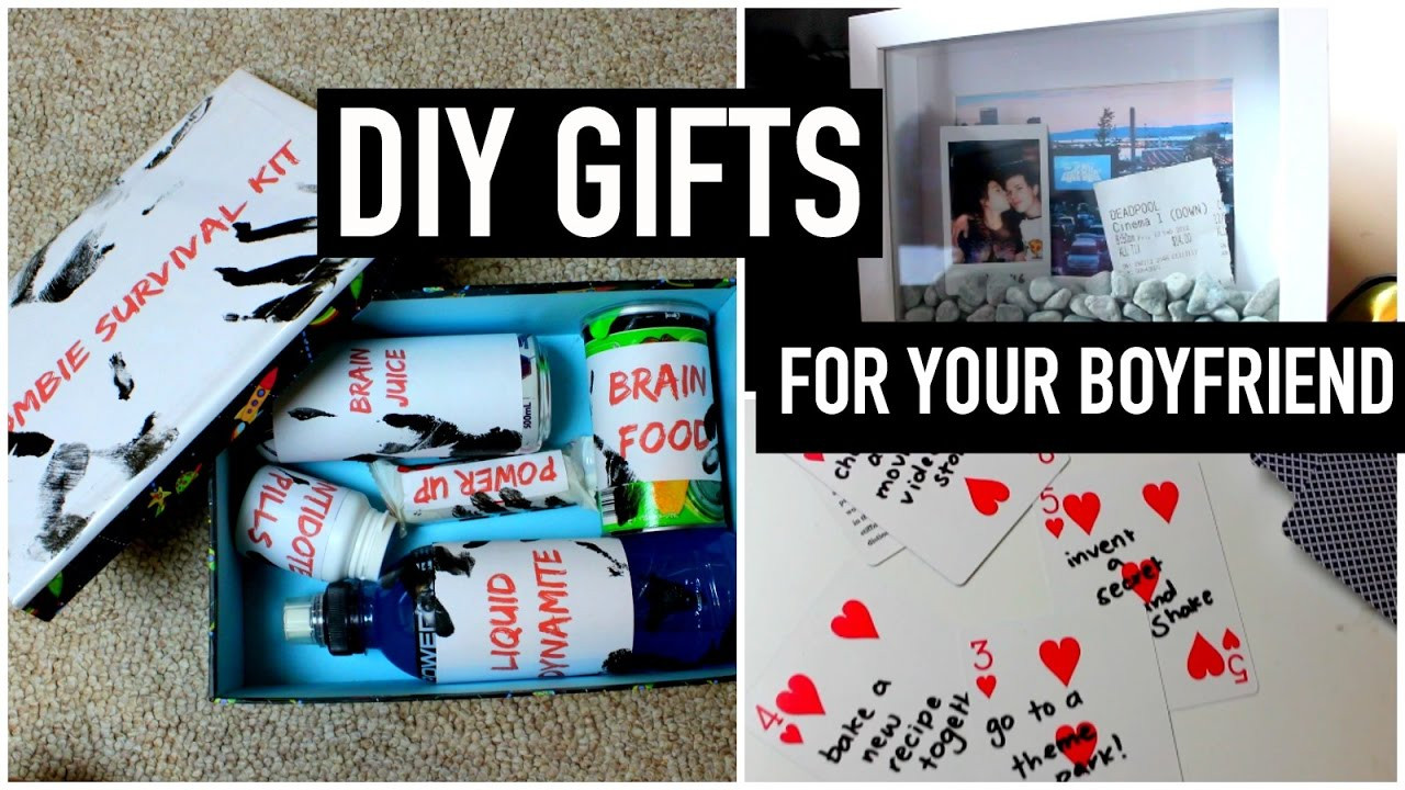 Last Minute Birthday Gift Ideas For Him
 DIY Gifts for your boyfriend partner husband etc Last