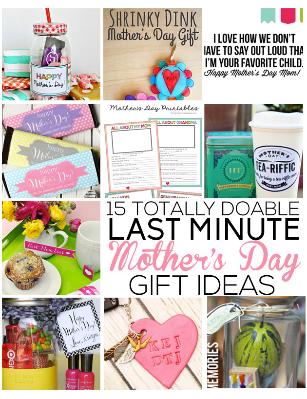 Last Minute DIY Mother'S Day Gifts
 Last Minute Mother s Day Gift Ideas