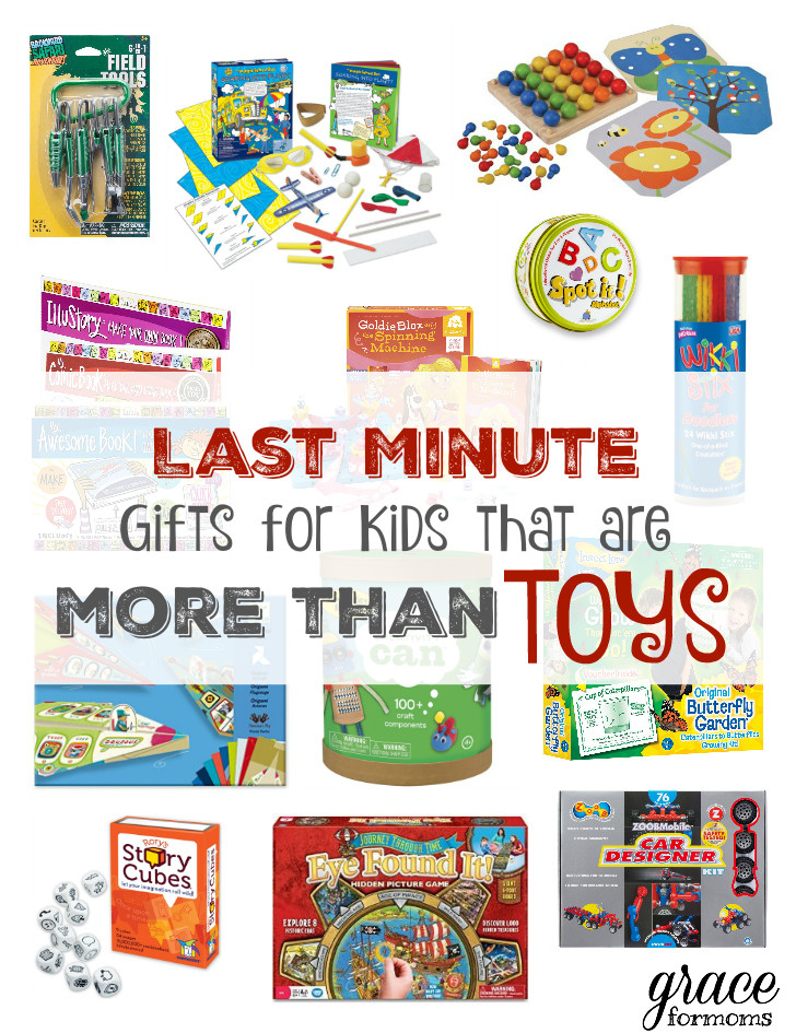 Last Minute Gifts For Kids
 Last Minute Gifts for Kids that are More than Toys Grace