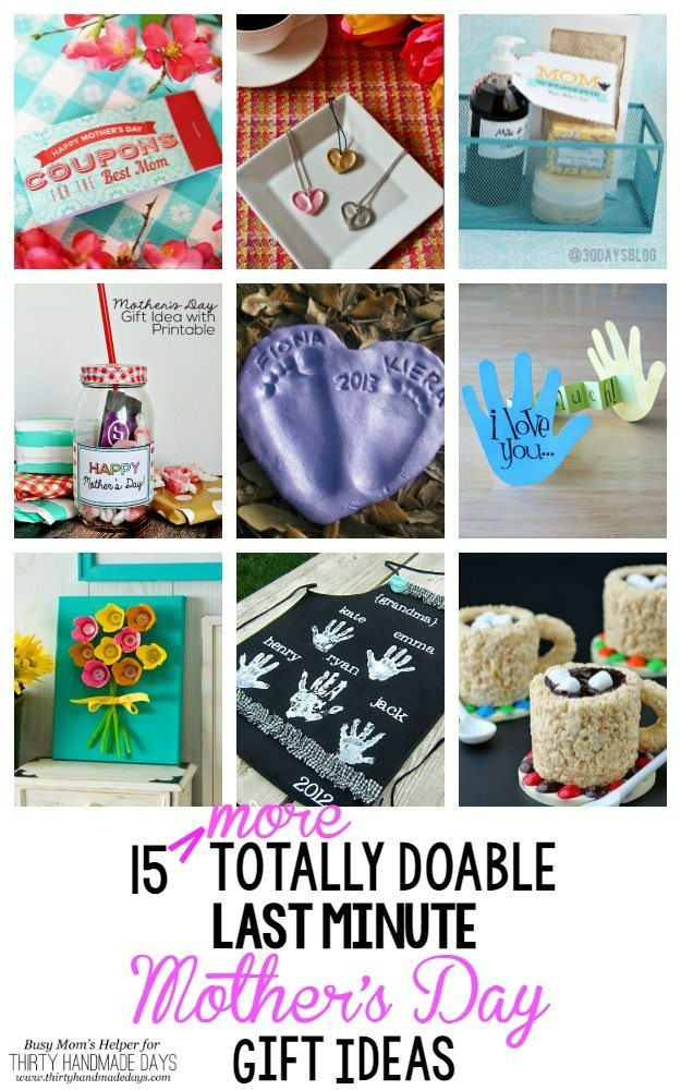 Last Minute Mother'S Day Gift Ideas
 15 More Totally Doable Last Minute Mother s Day Gift Ideas Thirty Handmade Days