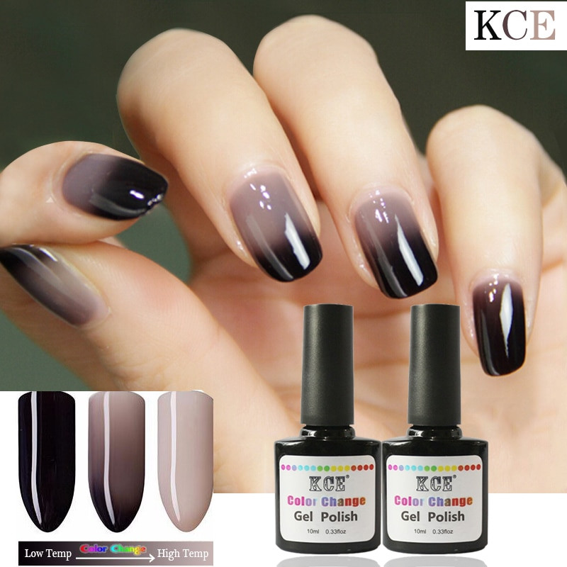 Latest Nail Colors
 KCE Brand New Product Gel Nail Polish Temperature Change