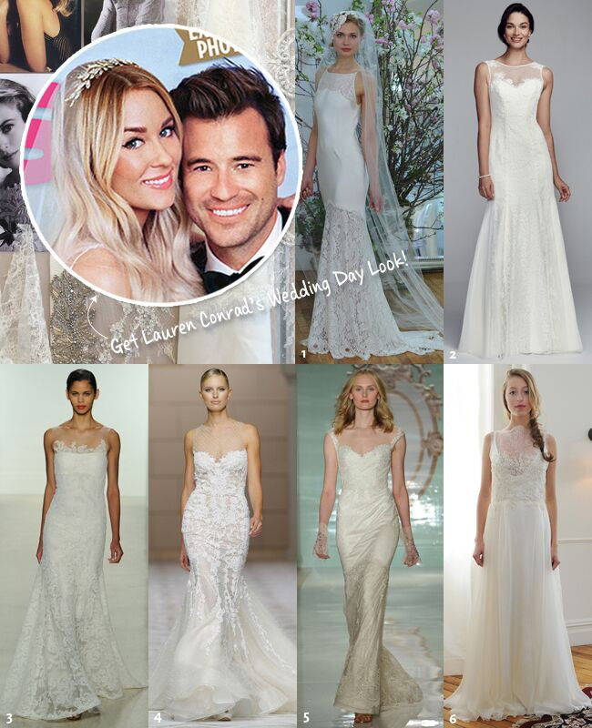 Lauren Conrad Wedding Dress
 Lauren Conrad s Wedding Dress Sketch and Inspiration Board