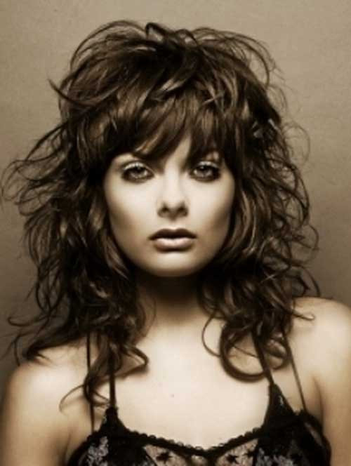 Layered Curly Haircuts
 30 Best Curly Hair with Bangs