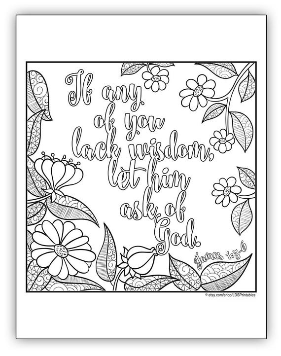 Lds Coloring Pages For Adults
 2017 Mutual Theme Coloring Page 8 5x11 Square