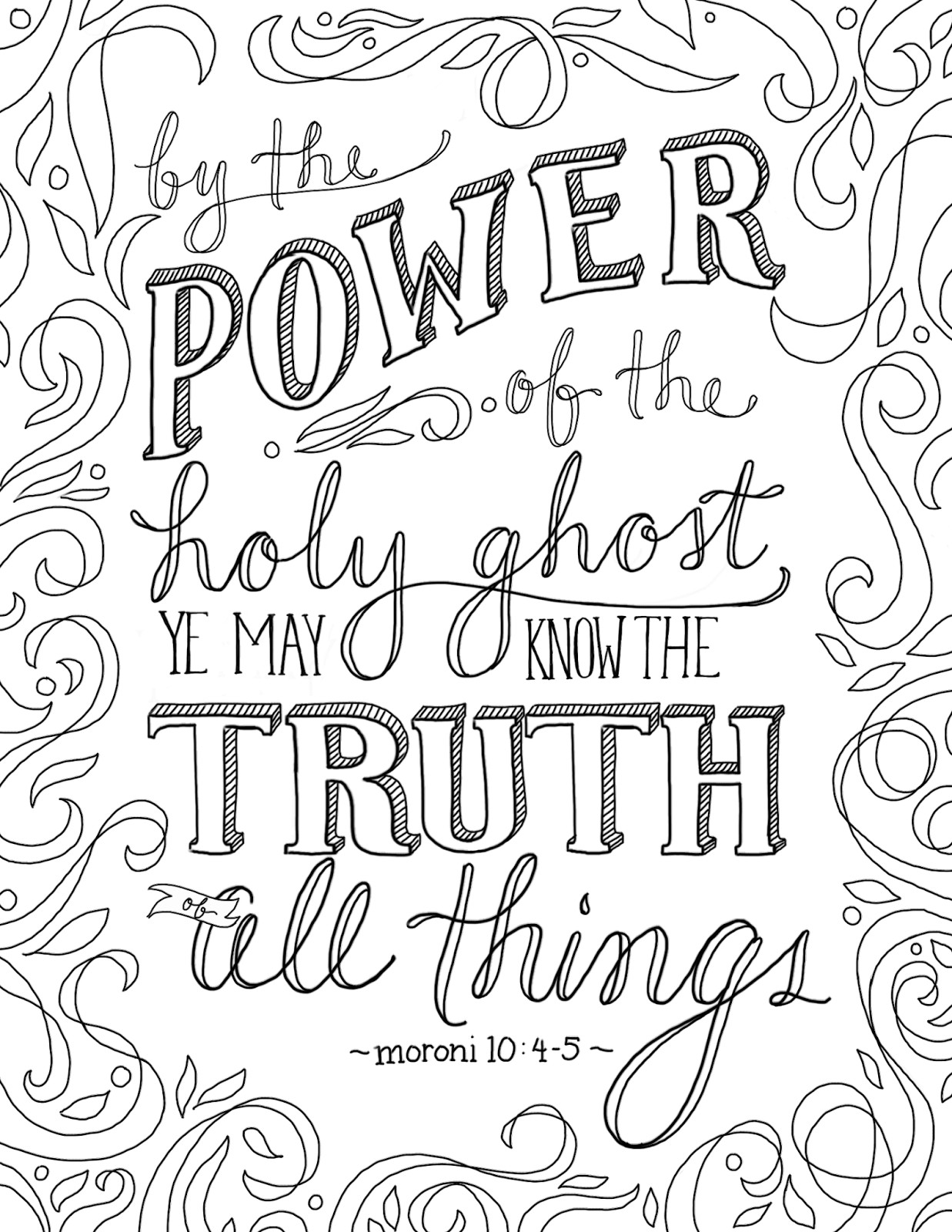 Lds Coloring Pages For Adults
 just what i squeeze in The truth of all things