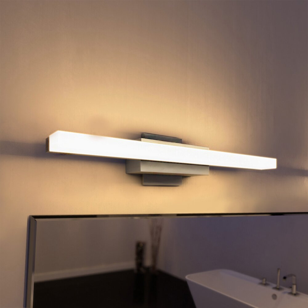 Led Bathroom Light Bars
 VONNLighting Procyon 23" LED Low Profile 1 Light Bath Bar