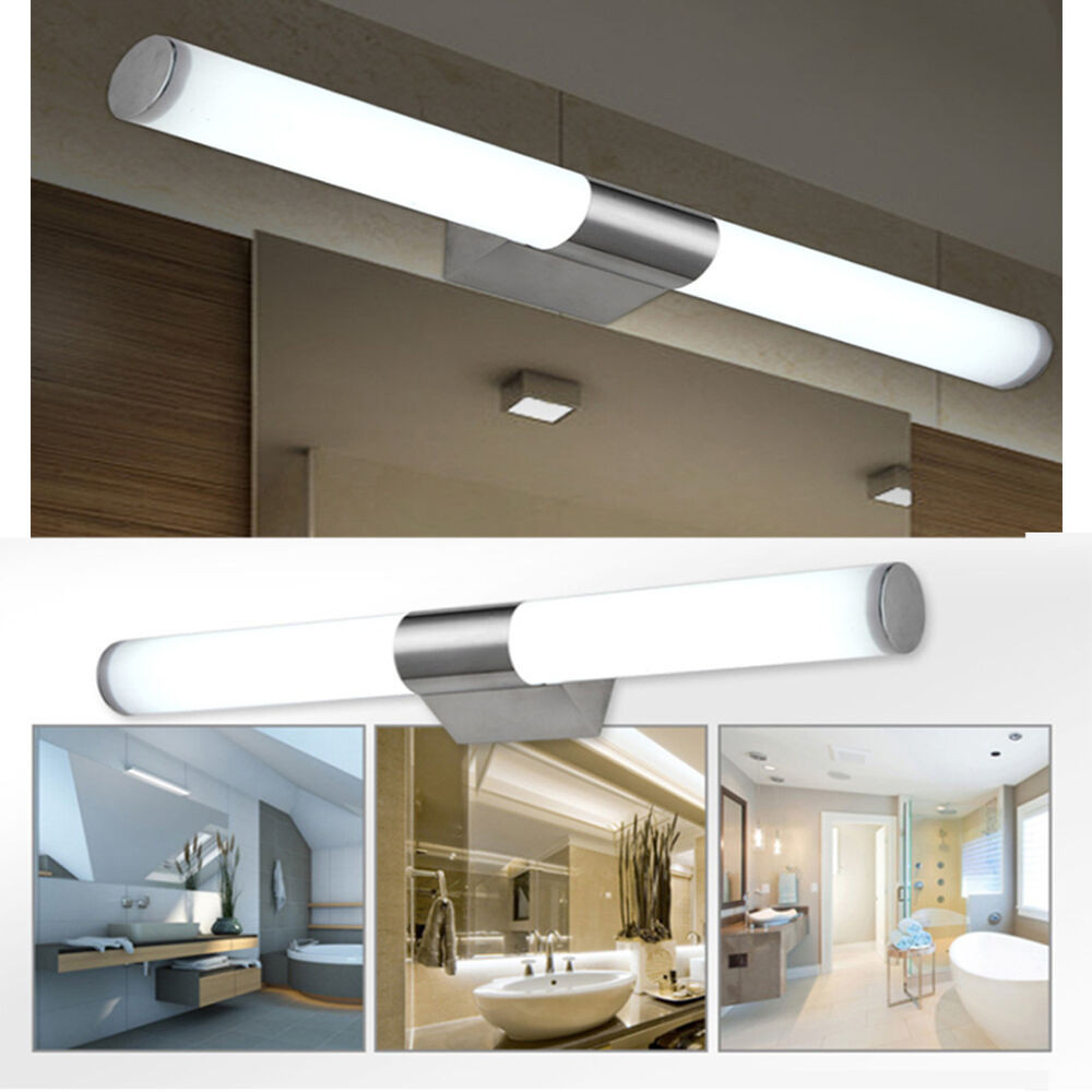 Led Bathroom Lighting
 18" 10W 110V Modern Bathroom Mirror Light LED Tube Wall
