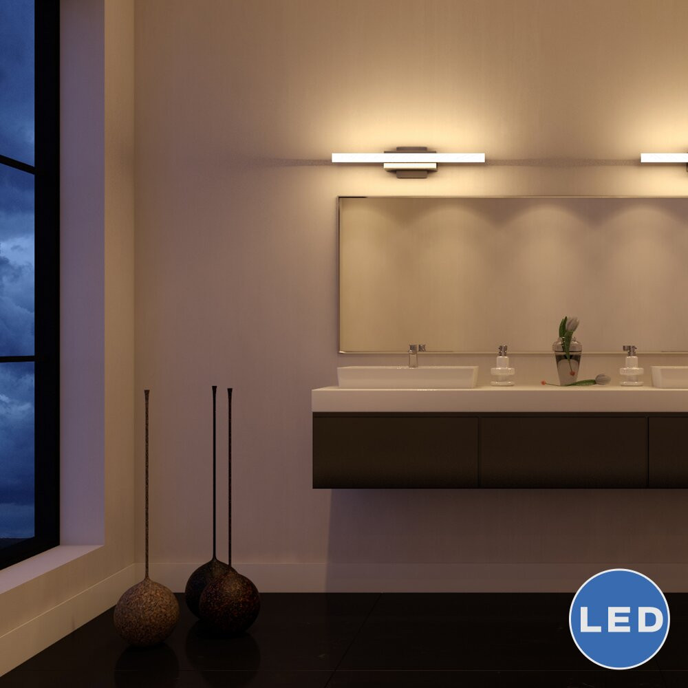 Led Bathroom Lighting
 VONNLighting Procyon 23" LED Low Profile Bathroom Lighting