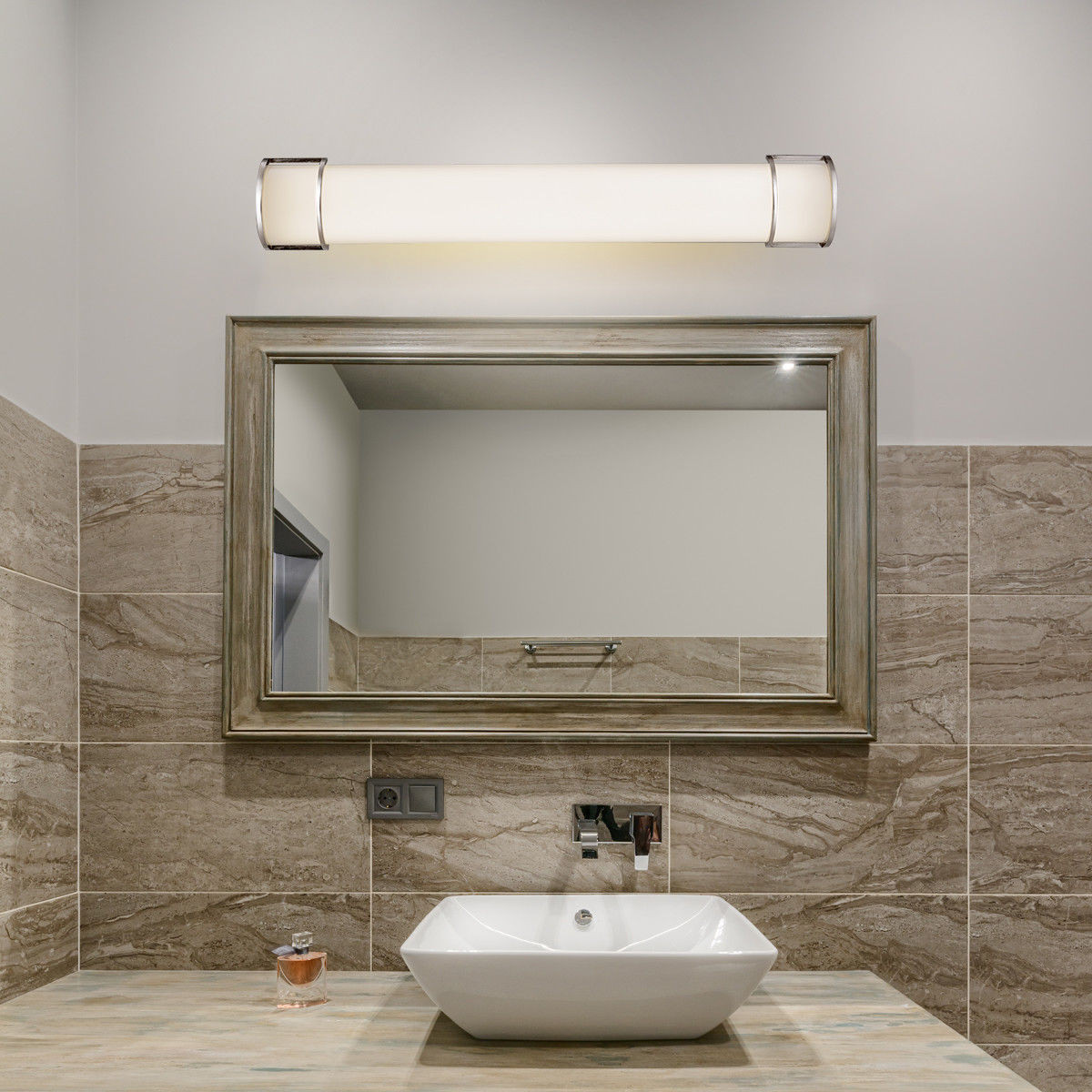 Led Bathroom Lighting
 Costway 36 25W Integrated LED Linear Vanity Light Bar