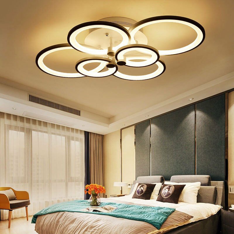 Led Bedroom Ceiling Lights
 New Modern Bedroom Remote Control Living Room Acrylic 4 8