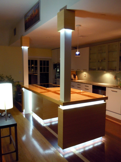 Led Light Kitchen
 LED Kitchen Island Lighting Contemporary Kitchen St