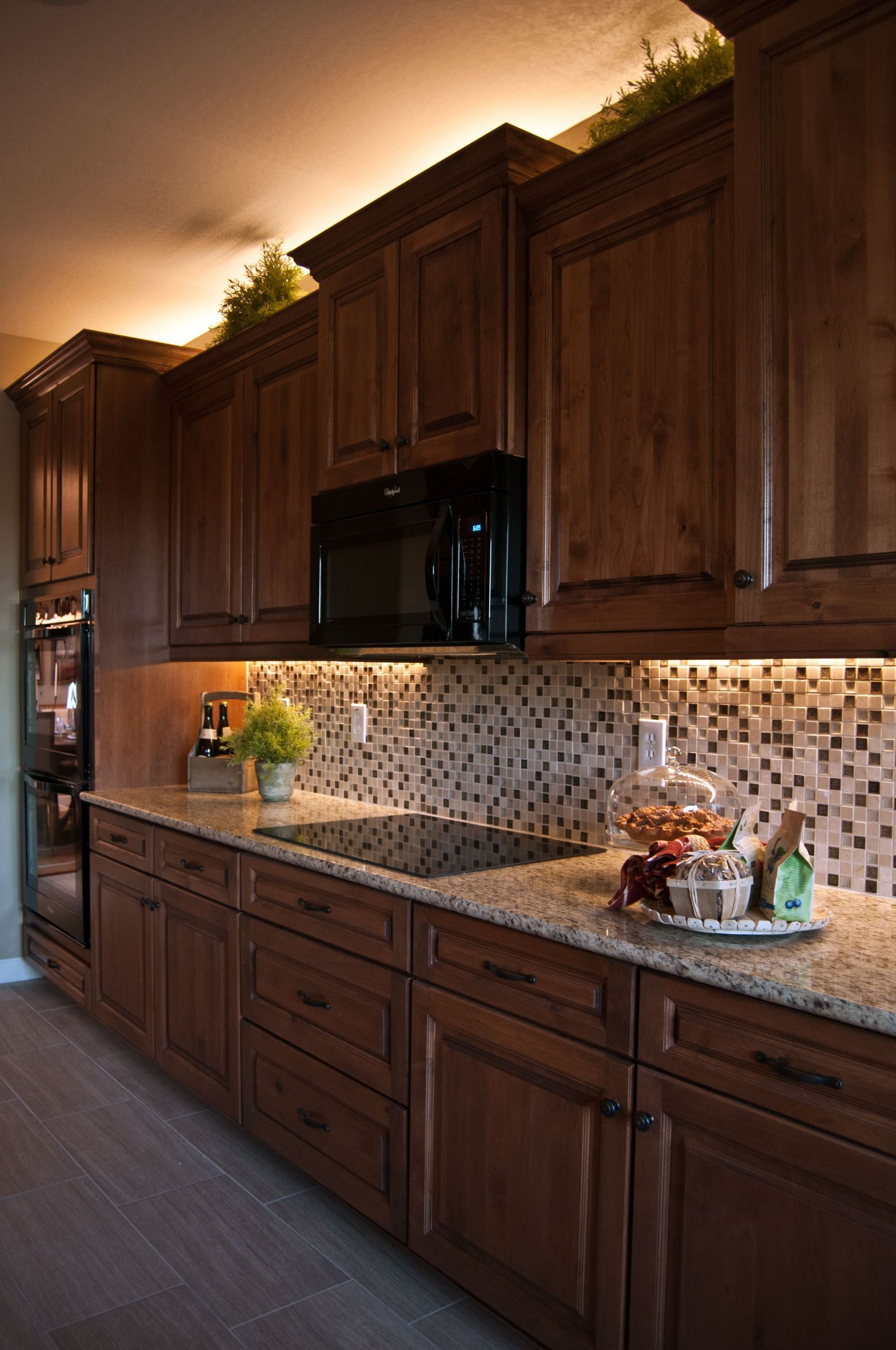 Led Lighting For Kitchen Cabinets
 Inspired LED lighting in traditional style kitchen warm