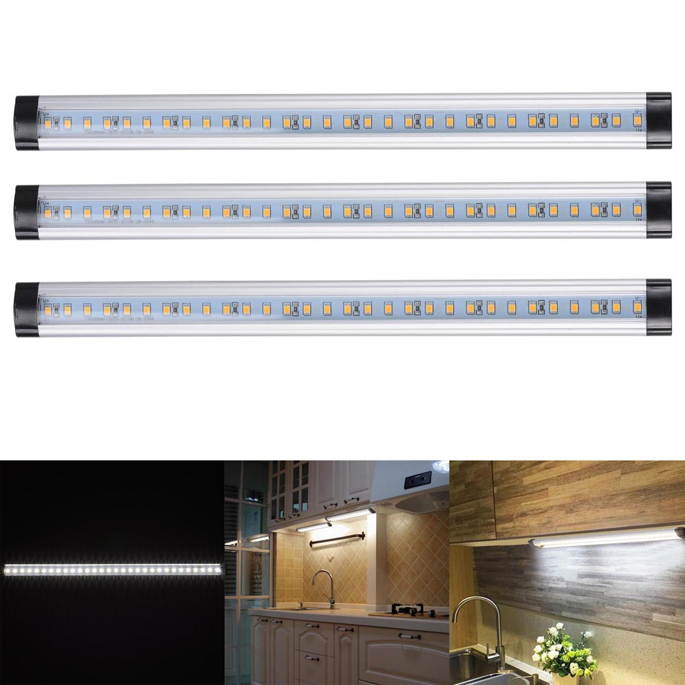 Led Lighting Under Cabinet Kitchen
 3pcs Kitchen Under Cabinet Shelf Counter LED Light Bar