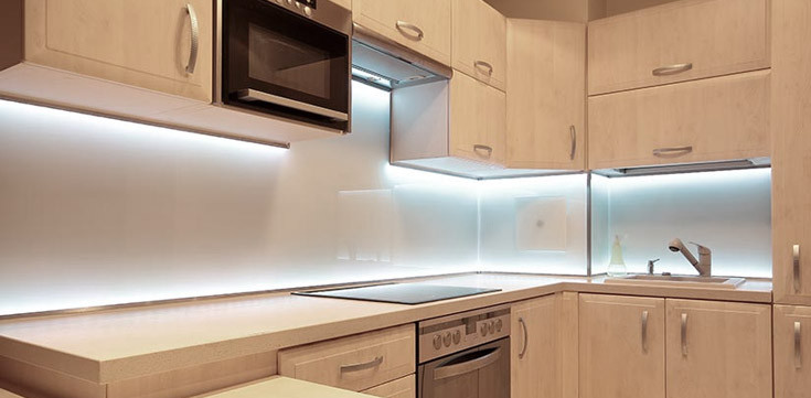 Led Lighting Under Cabinet Kitchen
 How to Install LED Under Cabinet Lighting [Kitchen