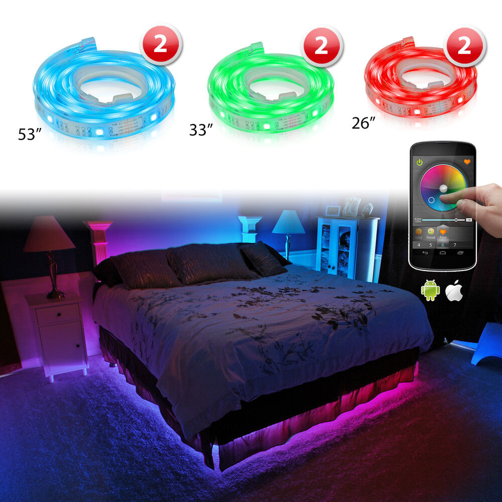 Led Lights For Bedroom
 iOS Android WiFi Bedroom Ambient Dream Color LED Strip