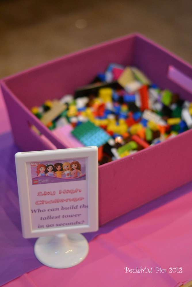 Lego Friends Birthday Party Supplies
 LEGO Friends Pink Purple Girl Birthday Party Ideas