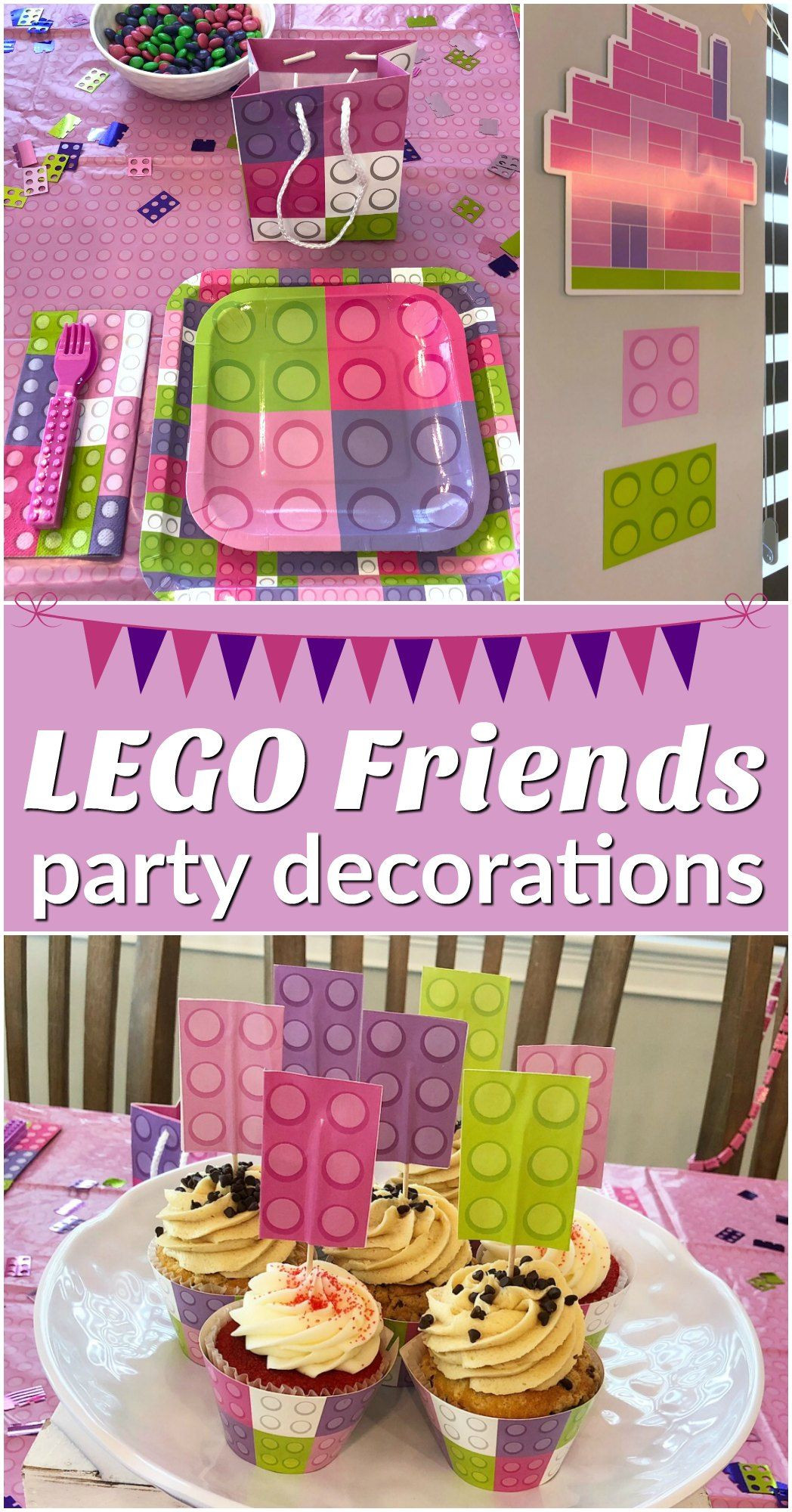 Lego Friends Birthday Party Supplies
 Lego Friends Party Decorations